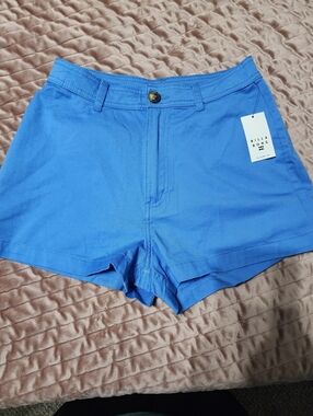 Billabong Women's Blue Cotton Shorts